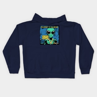 Cool 80's Retro Alien Sci Fi Kids Hoodie